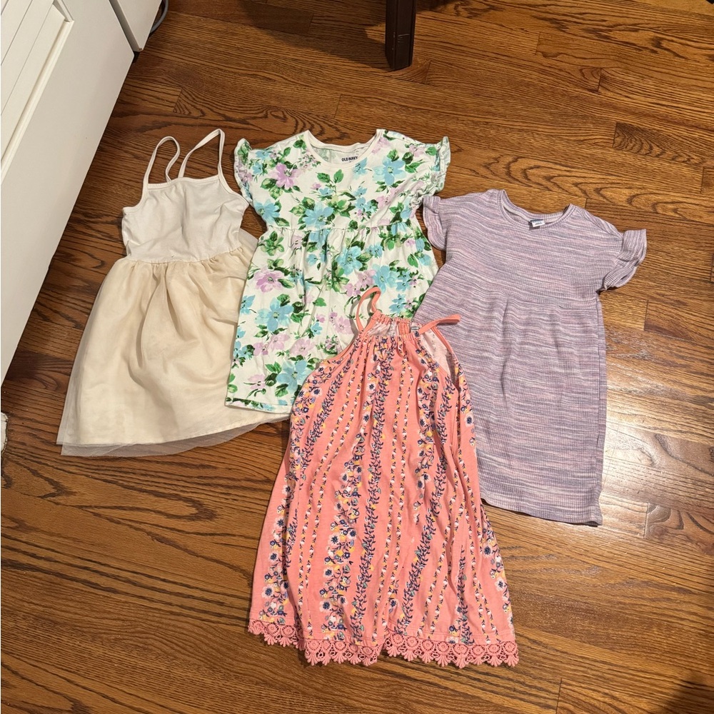 Old Navy Kids Dress Set - Cream, Green, Purple, Pink